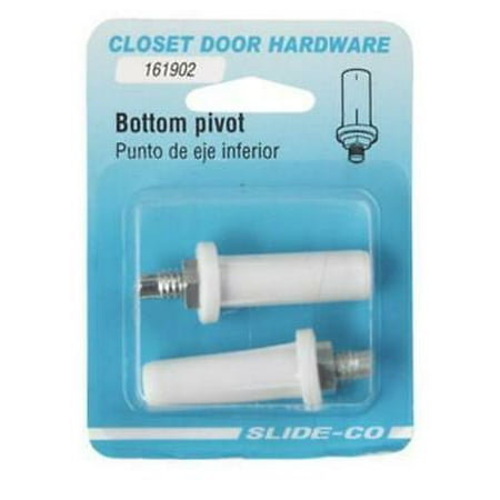 1PK Prime Line 161902 Bi-Fold Adjustable Door Bottom Pivot Nylon Pack-2