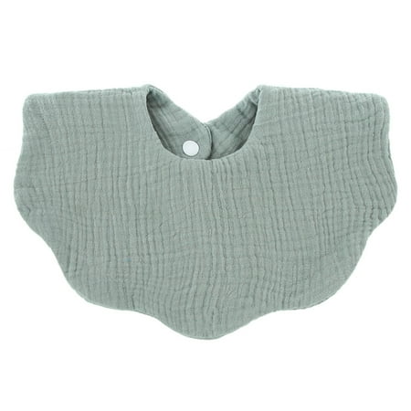 Baby Wave Shape Feeding Bib Bandana Burp Cloth Scarf Printed Saliva Towel Apron