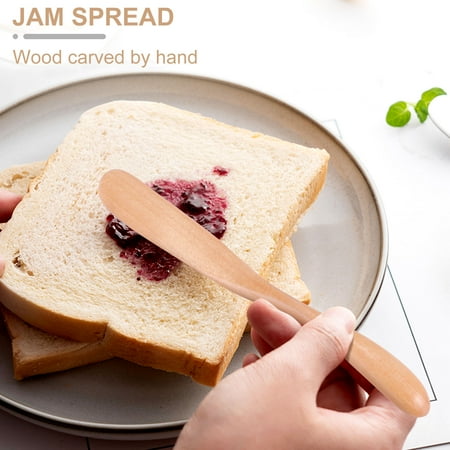 butter Wooden Butter Knife Cheese Spreader 6.5 Inch Jam Knife Butter Cake Knife Mask Knife 6 Pieces
butter Wooden Butter Knife Cheese Spreader 6.5 Inch Jam Knife Butter Cake Knife Mask Knife 6 Pieces