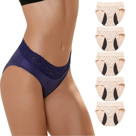 Spdoo High Waisted Cotton Underwear for Women Lace Panties Stretch Briefs Large Size 5 Pack
Spdoo High Waisted Cotton Underwear for Women Lace Panties Stretch Briefs Large Size 5 Pack