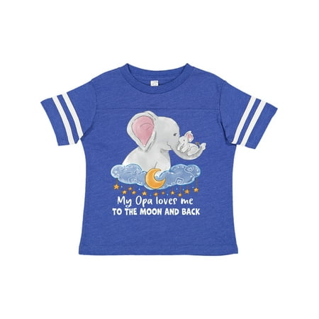 Inktastic My Opa Loves me to the Moon and Back Elephant Family Gift Toddler Boy or Toddler Girl T-Shirt
Inktastic My Opa Loves me to the Moon and Back Elephant Family Gift Toddler Boy or Toddler Girl T-Shirt