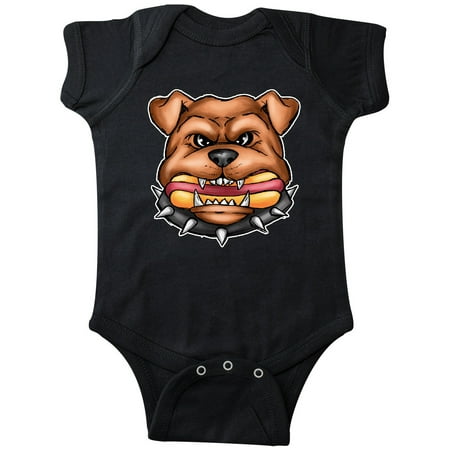 Inktastic Bull Dog Holding Hot Dog Illustration Gift Baby Boy or Baby Girl Bodysuit
Inktastic Bull Dog Holding Hot Dog Illustration Gift Baby Boy or Baby Girl Bodysuit