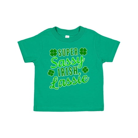 Inktastic Super Sassy Irish Lassy with Green 4 Leaf Clovers Gift Toddler Boy or Toddler Girl T-Shirt
Inktastic Super Sassy Irish Lassy with Green 4 Leaf Clovers Gift Toddler Boy or Toddler Girl T-Shirt