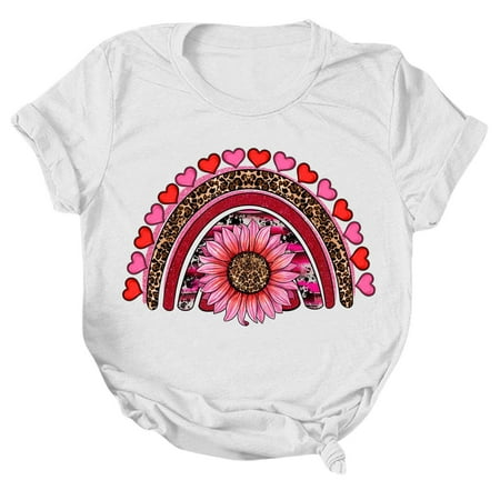 koaiezne Women Casual Valentine s Day Print T Shirt Short Sleeve Shirt Loose BlouseTops Maternity Tops Dressy Womens Short Sleeve Blouses
koaiezne Women Casual Valentine s Day Print T Shirt Short Sleeve Shirt Loose BlouseTops Maternity Tops Dressy Womens Short Sleeve Blouses