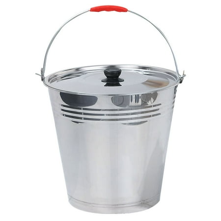 FRCOLOR 1 Set of Stainless Steel Water Bucket Ice Storage Bucket for Bar KTV (Silver)
FRCOLOR 1 Set of Stainless Steel Water Bucket Ice Storage Bucket for Bar KTV (Silver)