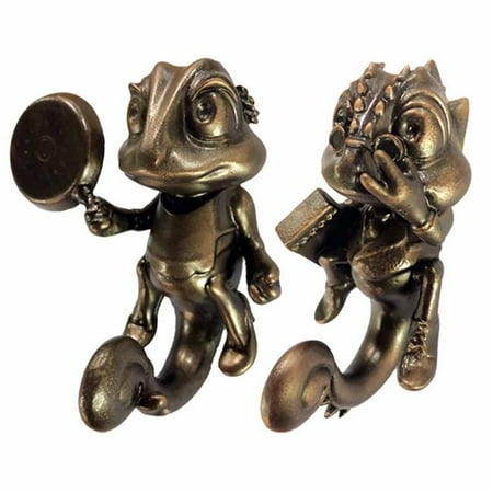 Panda Superstore PE-HOMHOOKLZ001-BRZCP-DORIS Couple Lizard Decorative Resin Home Decor Newly Married Gift Bronze Wall Hooks 2 Piece
Panda Superstore PE-HOMHOOKLZ001-BRZCP-DORIS Couple Lizard Decorative Resin Home Decor Newly Married Gift Bronze Wall Hooks 2 Piece