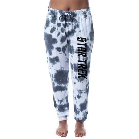 Star Trek Womens Logo Title Icon TV Show Sleep Jogger Pajama Pants