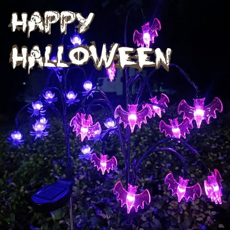 Tiitstoy Solar Halloween Decorative Branch Lantern Ghost Festival Decorative Lantern