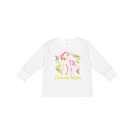 Inktastic I Love My Auntie Unicorn with Pink and Yellow Flowers Gift Toddler Boy or Toddler Girl Long Sleeve T-Shirt
Inktastic I Love My Auntie Unicorn with Pink and Yellow Flowers Gift Toddler Boy or Toddler Girl Long Sleeve T-Shirt