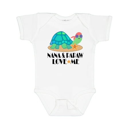 Inktastic Nana and Papaw Love Me Grandchild Turtle Gift Baby Boy or Baby Girl Bodysuit
Inktastic Nana and Papaw Love Me Grandchild Turtle Gift Baby Boy or Baby Girl Bodysuit