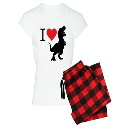 CafePress - I Love T Rex - Women s Light Pajamas