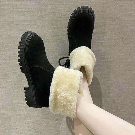 Njoeus Ankle Boots for Women Low Heel Womens Extra Wide Calf Boots Winter Reversible Boots for Women Shoes Low-Heel Comfortable Outdoor Non-Slip Outdoor Snow Boots
Njoeus Ankle Boots for Women Low Heel Womens Extra Wide Calf Boots Winter Reversible Boots for Women Shoes Low-Heel Comfortable Outdoor Non-Slip Outdoor Snow Boots