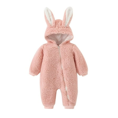 BULLPIANO Baby Boys Girls Winter Fleece Jumpsuit Hooded Snowsuit Toddler Thicken Cartoon Ears Warm Pajamas Romper Outwear 0-12 Months
BULLPIANO Baby Boys Girls Winter Fleece Jumpsuit Hooded Snowsuit Toddler Thicken Cartoon Ears Warm Pajamas Romper Outwear 0-12 Months