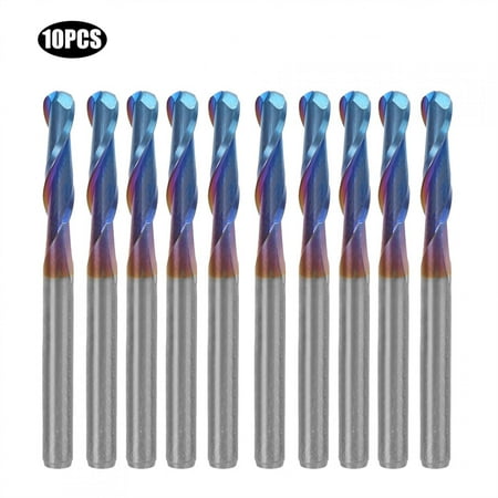 10Pcs Coating Milling Cutter Cemented Carbide Milling Cutter For CNC