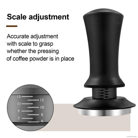 Espresso Tamper Calibrated Pressure For Coffee Machine Accessories Tool Refined
Espresso Tamper Calibrated Pressure For Coffee Machine Accessories Tool Refined