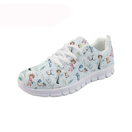 Women Sport Shoes Ladies Cartoon Cute Nurse Aid Treatment Pattern Comfortable Mesh Big Size Running Sneakers Ladies Casual Flats
Women Sport Shoes Ladies Cartoon Cute Nurse Aid Treatment Pattern Comfortable Mesh Big Size Running Sneakers Ladies Casual Flats