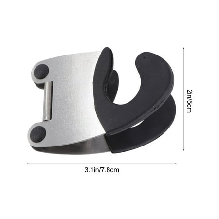 2PCS Stainless Steel Spoon Holder Anti-scald Rubber Pot Clip Kitchen Gadget Spatula Utensil Rest (Black)
2PCS Stainless Steel Spoon Holder Anti-scald Rubber Pot Clip Kitchen Gadget Spatula Utensil Rest (Black)