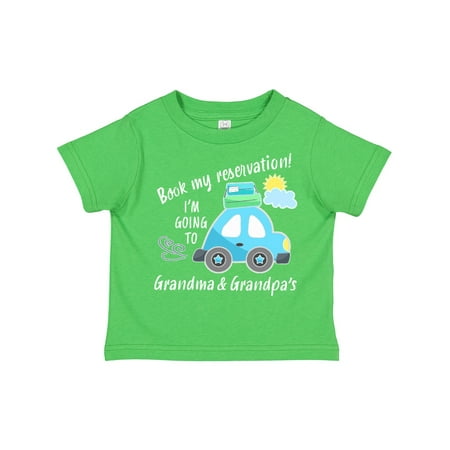 Inktastic Book My Reservation! I m Going to Grandma and Grandpa s Gift Toddler Boy or Toddler Girl T-Shirt
Inktastic Book My Reservation! I m Going to Grandma and Grandpa s Gift Toddler Boy or Toddler Girl T-Shirt