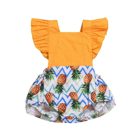 Toddler Girls Bodysuits Ruffle Trim Fruit Printed Soft Cute Newborn Kids Children Cartoon Fashion Outwear Streetwear Spring Summer Rompers Jumpsuits
Toddler Girls Bodysuits Ruffle Trim Fruit Printed Soft Cute Newborn Kids Children Cartoon Fashion Outwear Streetwear Spring Summer Rompers Jumpsuits