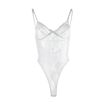 Cathalem Womens Lingerie Women Sexy Camisole Underwear See Through Lace Jacquard Jumpsuit Lingerie Sexy Set Underwear White X-Large
Cathalem Womens Lingerie Women Sexy Camisole Underwear See Through Lace Jacquard Jumpsuit Lingerie Sexy Set Underwear White X-Large