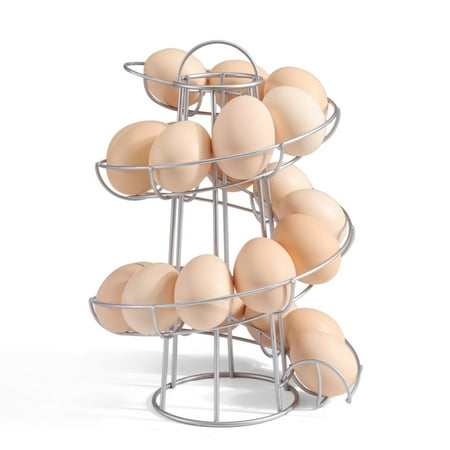 Egg Holder Stand Modern Spiraling Dispenser Storage Rack Save Space for Kitchen New
Egg Holder Stand Modern Spiraling Dispenser Storage Rack Save Space for Kitchen New