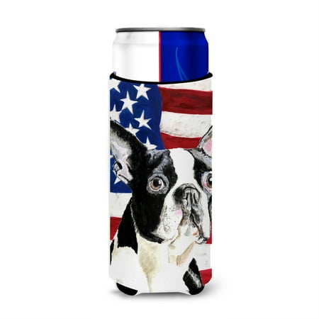 USA American Flag with Boston Terrier Ultra Beverage Insulators for slim cans SC9001MUK
USA American Flag with Boston Terrier Ultra Beverage Insulators for slim cans SC9001MUK