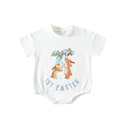 Odeerbi Toddler Floral Bubble Romper Bunny Cute Romper Kids Baby Girls Easter Rabbit Print Short Sleeve Romper Orange
Odeerbi Toddler Floral Bubble Romper Bunny Cute Romper Kids Baby Girls Easter Rabbit Print Short Sleeve Romper Orange