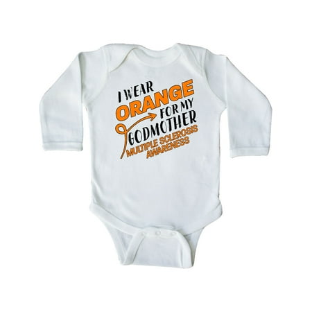 Inktastic I Wear Orange for my Godmother- Multiple Sclerosis awareness Gift Baby Boy or Baby Girl Long Sleeve Bodysuit
Inktastic I Wear Orange for my Godmother- Multiple Sclerosis awareness Gift Baby Boy or Baby Girl Long Sleeve Bodysuit