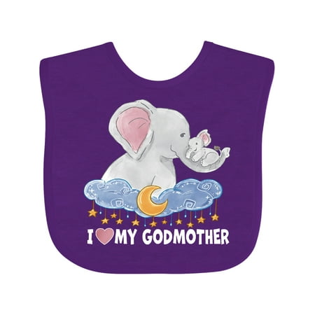 Inktastic I Love My Godmother Cute Elephants with Moon and Stars Gift Baby Boy or Baby Girl Bib
Inktastic I Love My Godmother Cute Elephants with Moon and Stars Gift Baby Boy or Baby Girl Bib
