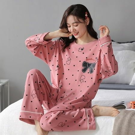 QWZNDZGR Spring Big Size 5XL Knitted Cotton Floral Pajamas Sets Women Pyjamas Elegant Sleepwear Nightwear Pijama Mujer Loungwear Homewear 
QWZNDZGR Spring Big Size 5XL Knitted Cotton Floral Pajamas Sets Women Pyjamas Elegant Sleepwear Nightwear Pijama Mujer Loungwear Homewear