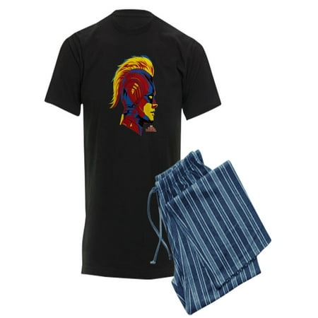 CafePress - Captain Marvel Pajamas - Men s Dark Pajamas