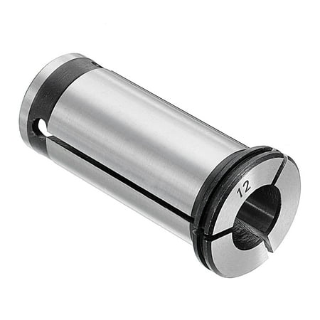 Uxcell Straight Shank Collet C20-12 CNC Router Tool Adapter 65Mn for Lathe Milling Drilling Machine Industrial Supplies