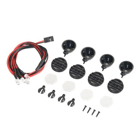 TIERPOP 4 LED white lights with lampshades for 1/10 Rc track shoe parts RC car parts
TIERPOP 4 LED white lights with lampshades for 1/10 Rc track shoe parts RC car parts