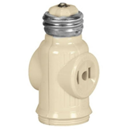 Cooper 715V-BOX Polarized Lampholder Adapter with Keyless Switch 660 W 125 VAC Medium Base
Cooper 715V-BOX Polarized Lampholder Adapter with Keyless Switch 660 W 125 VAC Medium Base
