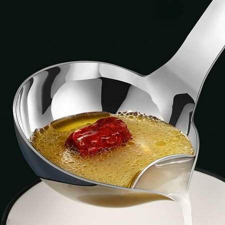 Stainless Steel Soup Fat Oil Separator Ladle Skimmer Filter Long Handle Spoon
Stainless Steel Soup Fat Oil Separator Ladle Skimmer Filter Long Handle Spoon