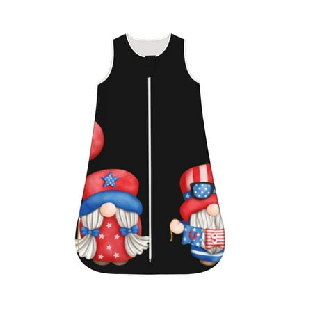 Cauagu Happy Independence Day Gnome for Infant Wearable Blanket Unisex Girl Boy Swaddle Transition Sack - Newborn Essentials Sleep Clothes-Medium
Cauagu Happy Independence Day Gnome for Infant Wearable Blanket Unisex Girl Boy Swaddle Transition Sack - Newborn Essentials Sleep Clothes-Medium