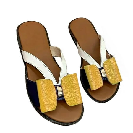 Casual Travel Beach Open Toe Slippers Oceanside Holiday Outdoor Indoor Shoes For Outdoor Beach Walking Shoes Yellow 41
Casual Travel Beach Open Toe Slippers Oceanside Holiday Outdoor Indoor Shoes For Outdoor Beach Walking Shoes Yellow 41