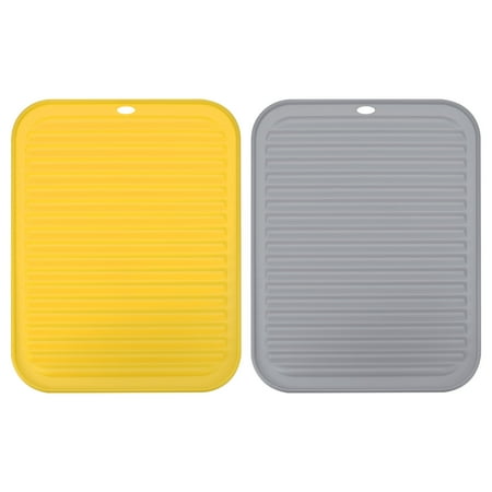 Unique Bargains Silicone Dish Drying Mat Set Reusable Sink Drain Pad Heat Resistant Yellow Gray 12 x 9 x 0.24 inch
Unique Bargains Silicone Dish Drying Mat Set Reusable Sink Drain Pad Heat Resistant Yellow Gray 12 x 9 x 0.24 inch