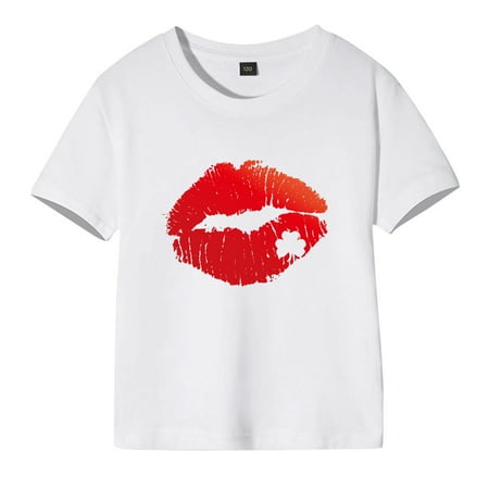 TAIAOJING Girls Shirts Kids T Shirt Toddler Boys Irish Festival Summer Short Sleeve Lips Prints T Shirt Tops For Children Clothes Soft 5-6 Years
TAIAOJING Girls Shirts Kids T Shirt Toddler Boys Irish Festival Summer Short Sleeve Lips Prints T Shirt Tops For Children Clothes Soft 5-6 Years