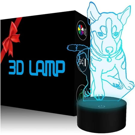 Shxx Animal Dog Husky 3d Illusion Night Light Yklworld Led Huskie Table Desk Lamp 3d9l-87
Shxx Animal Dog Husky 3d Illusion Night Light Yklworld Led Huskie Table Desk Lamp 3d9l-87