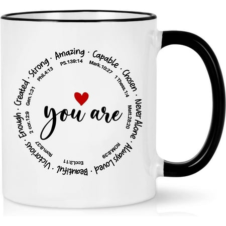 Cabtnca Christian Gifts for Women You Are Amazing Coffee Mugs for Women Religious Gifts Inspirational Spiritual Faith Gifts for Women Birthday Christmas Gifts for Friends Coworkers 11Oz
Cabtnca Christian Gifts for Women You Are Amazing Coffee Mugs for Women Religious Gifts Inspirational Spiritual Faith Gifts for Women Birthday Christmas Gifts for Friends Coworkers 11Oz