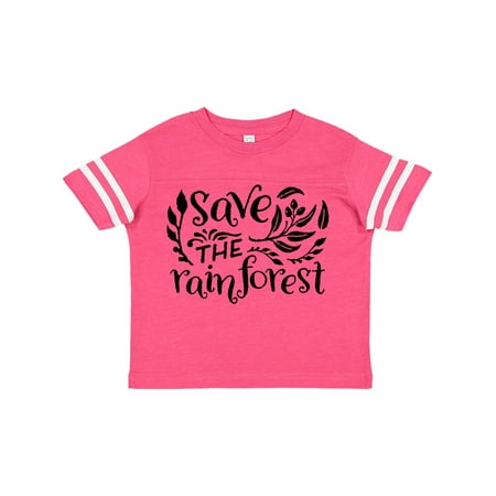 Inktastic Save the Rainforest with Leaves Gift Toddler Boy or Toddler Girl T-Shirt