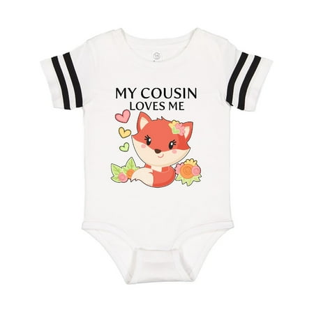 Inktastic My Cousin Loves Me- little fox Gift Baby Boy or Baby Girl Bodysuit
Inktastic My Cousin Loves Me- little fox Gift Baby Boy or Baby Girl Bodysuit