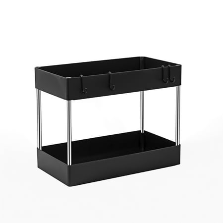 2-Tier Under Sink Organizer Multifunctional Storage Rack with Hook for Cleaning Supplies Spice Bottles Cosmetics Kitchen Bathroom Bedroom Study Room Office
2-Tier Under Sink Organizer Multifunctional Storage Rack with Hook for Cleaning Supplies Spice Bottles Cosmetics Kitchen Bathroom Bedroom Study Room Office