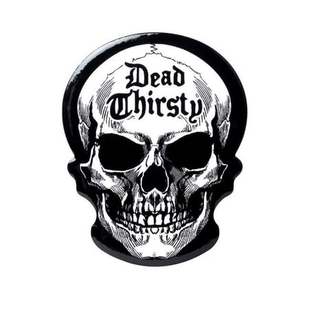 Alchemy Gothic CC15 4.72 in. Dead Thirsty Skull Coaster
