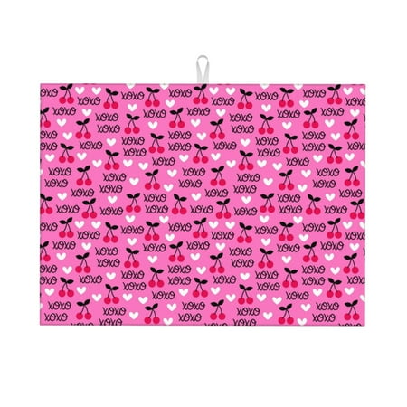 Zeuib cherry Print Dish Drainer Kitchen Counter Kitchen Drying Mat Heat Resistant Drainer Mats Easy to Clean Dish Rack Pad
Zeuib cherry Print Dish Drainer Kitchen Counter Kitchen Drying Mat Heat Resistant Drainer Mats Easy to Clean Dish Rack Pad