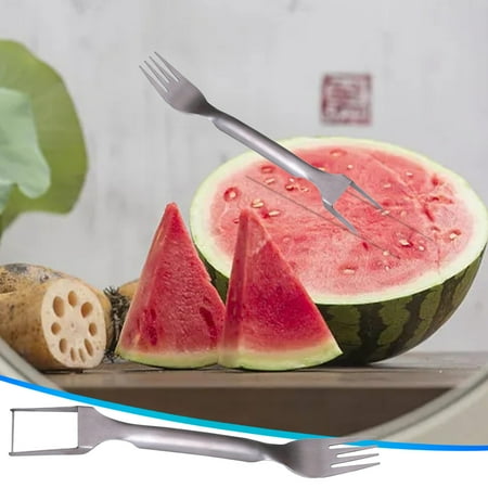 Stainless Steel Fruit Fork For Watermelon Cutting Multi Functional Dicing And Splitting Tool Household Watermelon Eating Spoon Tool for Home Lightning Deals of Today
Stainless Steel Fruit Fork For Watermelon Cutting Multi Functional Dicing And Splitting Tool Household Watermelon Eating Spoon Tool for Home Lightning Deals of Today
