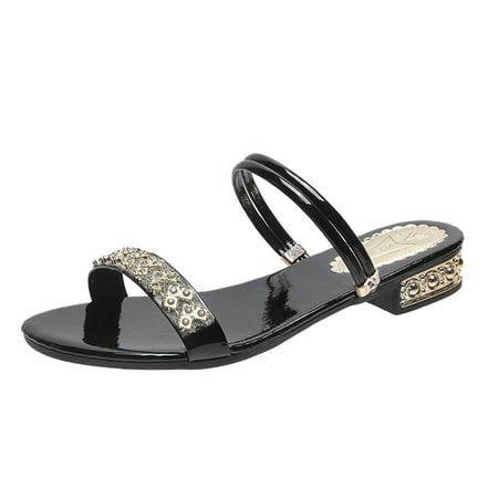 Aoochasliy Slippers for Women Clearance Summer Sandals for Flat Slip on Sandals Crystal Roman Shoes Open Toe Casual Sandals
Aoochasliy Slippers for Women Clearance Summer Sandals for Flat Slip on Sandals Crystal Roman Shoes Open Toe Casual Sandals