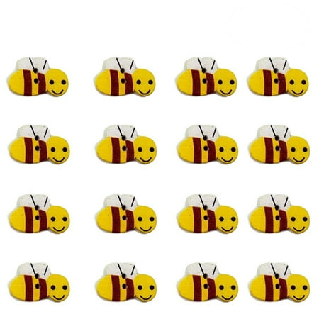 NUOLUX 100 Pcs Wooden Bee Buttons for Kid s Scrapbooking DIY Craft Wedding Decoration(Yellow)
NUOLUX 100 Pcs Wooden Bee Buttons for Kid s Scrapbooking DIY Craft Wedding Decoration(Yellow)