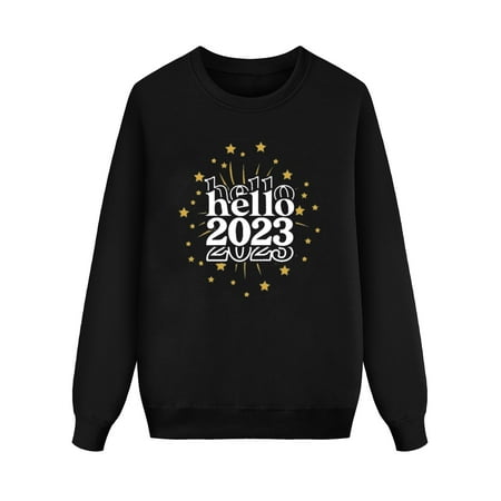 Youmylove New Year 2023 Long Sleeve Letter Printed O-Neck Pullover Sweatshirt Blouse Xmas Holiday Family Outfit
Youmylove New Year 2023 Long Sleeve Letter Printed O-Neck Pullover Sweatshirt Blouse Xmas Holiday Family Outfit